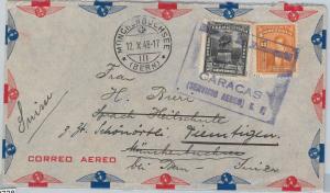 58727  -  VENEZUELA  - POSTAL HISTORY: COVER to SWITZERLAND 1948 - REDIRICTED