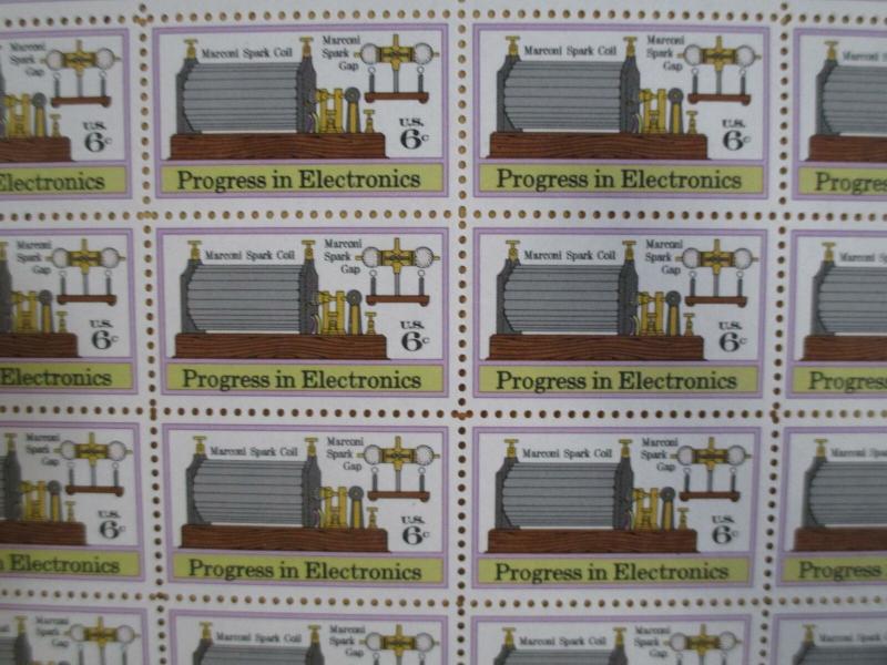 VEGAS 1973 USA Full Sheet of 50 Electronics -Sc# 1500 - MNH, OG -Fresh! -CV20