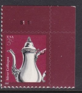 3754 Silver Coffeepot MNH