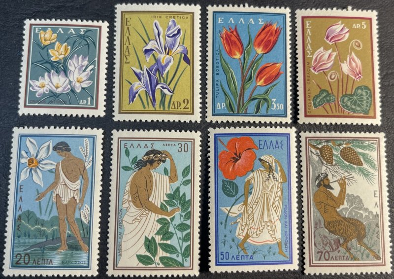 GREECE # 624-631-MINT NEVER/HINGED---COMPLETE SET---1958
