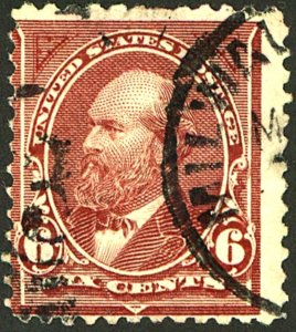 U.S. #256 USED CREASES