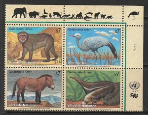 1997 UN-Vienna - Sc 217a - MNH VF - PB UR - Endangered species