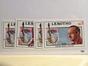 LESOTHO Sc#535 536 537 538  ** MNH, postage stamp set. fine +