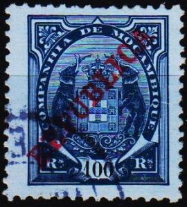 Portugal(Mozambique Co). 1911 100r S.G.157 Fine Used