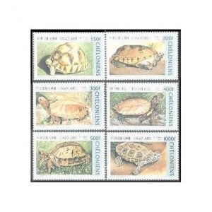 Togo 1790-1795,1795A,MNH. Turtles 1996.