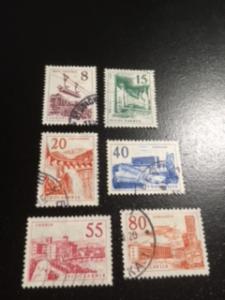 Yugoslavia sc 557-562 uhr comp set