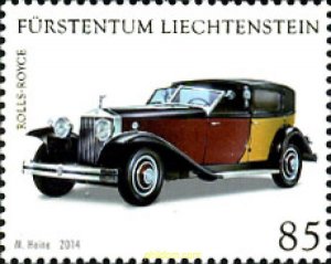 323175 MNH LIECHTENSTEIN 2014 ROLLS-ROYCE