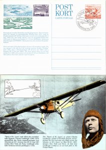 Sweden, Aviation, Worldwide Government Postal Card