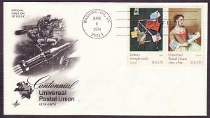 1532-33 Universal Postal Union Artcraft FDC