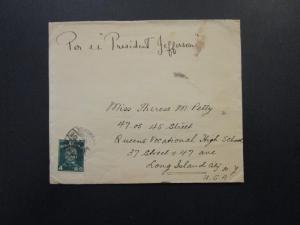 Japan 1930s Cover to USA via SS Pres. Jefferson - Z4288