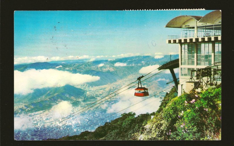 Venezuela 993 & 1050 on Postmarked 1973 to USA Postcard Used