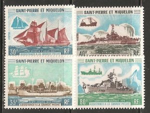 St Pierre & Miquelon SC 408-11 MNH