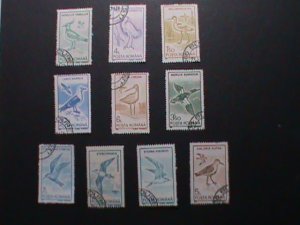 ROMANIA-  BEAUTIFUL LOVELY BIRDS CTO STAMPS VERY FINE  WE SHIP TO WORLD WIDE