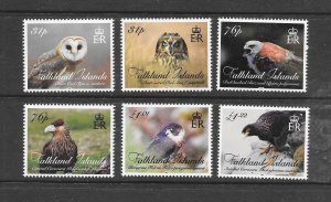 BIRDS - FALKLAND ISLANDS #1157-62 MNH