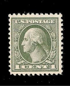 US 1918 SC# 525 1 c, Grey Green Washington Mint NH -Crisp Color - GEM