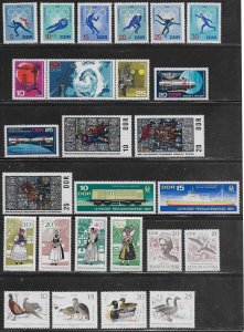 Germany GDR 1968 Year set MH