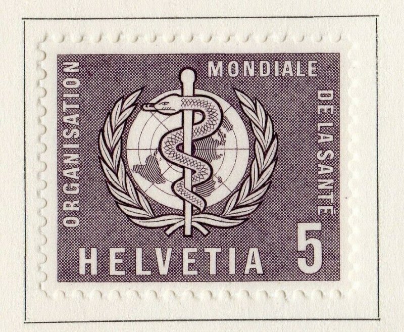 Switzerland Helvetia 1957 Early Issue Fine Mint Hinged 5c. NW-170853