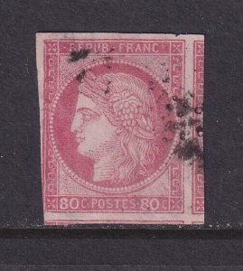 French Colonies (General), Scott 23 (Yvert 21), used (thin)