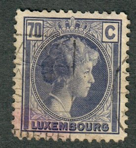 Luxembourg #173 used single