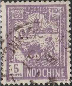 Inso-china, #123 Used, From 1927