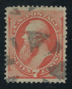 USA 149 - 7 cent Stanton No Secret Mark - VF/XF Appearing Used - repaired perf