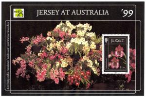 Jersey Sc# 896 MNH Souvenir Sheet 1999 Orchids