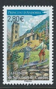 FRENCH ANDORRA mnh SC. 683