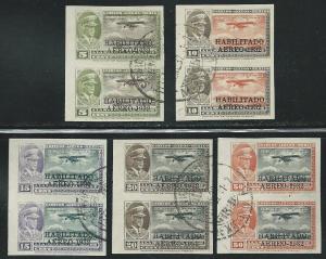 Mexico Scott C40a-C44a  Used  Complete