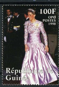 Guinea 1998 PRINCESS DIANA 1 value Perforated Mint (NH)