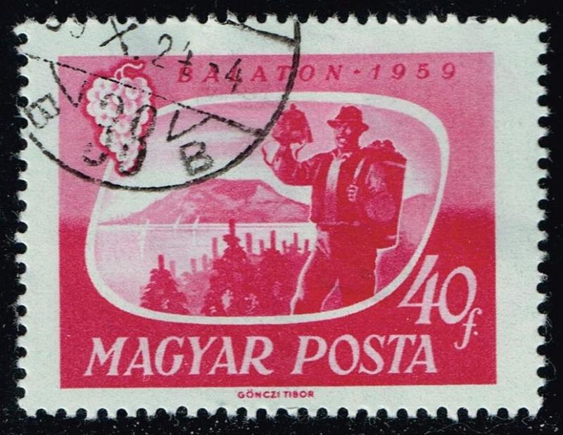 Hungary #1250 Vintager and Lake; CTO (0.25)