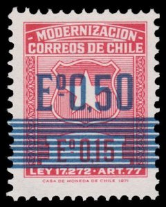 CHILE STAMP 1973. SCOTT # RA8. MINT