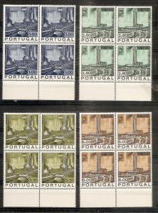 PORTUGAL 1063-66 MNH 1970 Oporto Oil Refinery Opening Blocks
