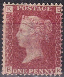 Great Britain #33 Plate 140 F-VF Unused CV $32.50 Z996