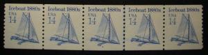 Scott 2134, 14 cent Ice Boat, PNC5, #4, MNH Beauty