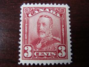 Canada #151  King George V, Scroll  Issue 3¢  MNH  NG