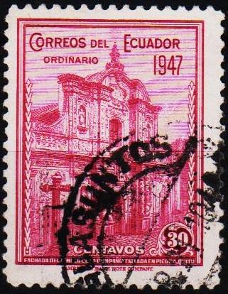 Ecuador.1947 30c S.G.807 Fine Used