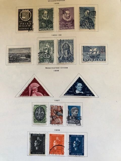 Netherlands 1930 to 1960 - 10 Scans