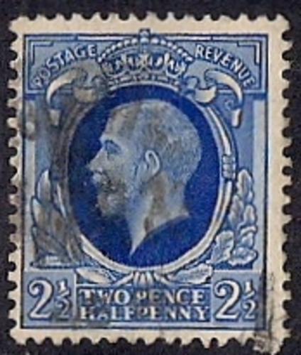 Great Britain #214 2 1/2P King George 5, used F-VF