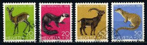 Switzerland #B370-B373  Set of 4 Used