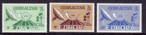 Gibraltar-Sc#382-4-Unused NH Europa set-1979-