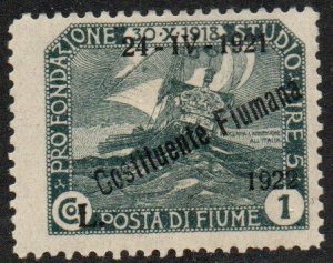 Fiume Sc #168 Mint Hinged