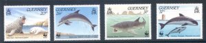 Guernsey 1990 Marine Life set SG501/504 Unmounted mint