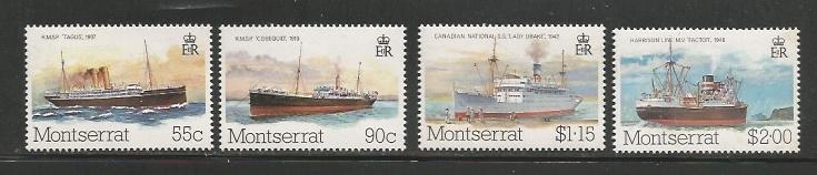 Montserrat MNH sc# 539-42 Ships 2012CV $2.20