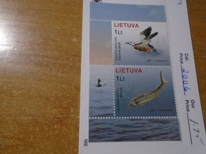 Lithuania  #  819  MNH   Birds