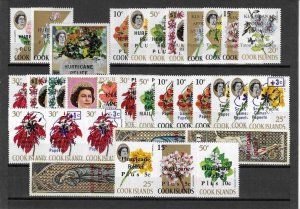 COOK ISLANDS 1971 Commemorative Sets MNH