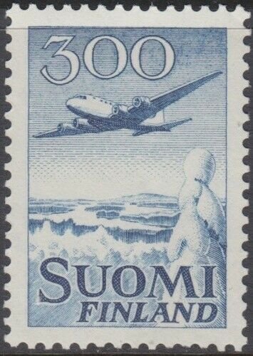 FINLAND Sc #C436 AIRMAIL CPL MNH SHOWING a DOUGLAS D-6