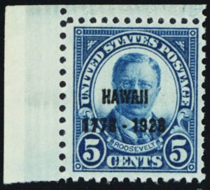 648, Mint VF NH 5¢ BIG MARGINS - BEAUTY! CV $21.50