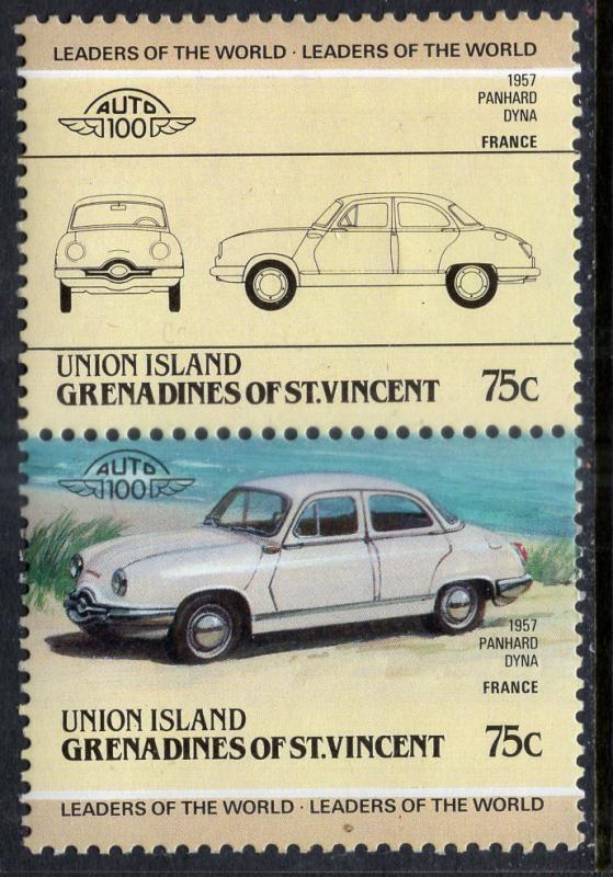 St Vincent Grenadines Union Island 152 Cars MNH VF