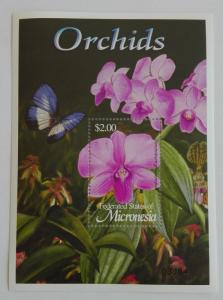 Micronesia 2002** Bl.117. Orchids MNH [12227]