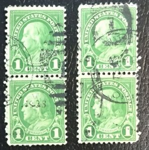 US #552 Type A155 Benjamin Franklin (2 Vertical Pair) [US3_3]